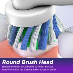 New Rotating Electric Toothbrush,5 Modes Rechargeable Timing Electric Toothbrush,Home Cleaning Teeth,4 Replaceable Brush Heads