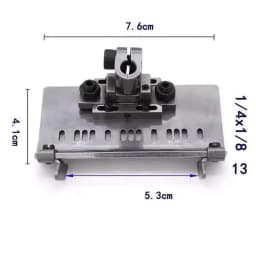 ABBZ-For VC008 Multi-Needle Sewing Machine 12 Presser Foot Edge Guide 12 Presser Foot