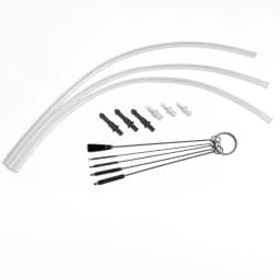 Milk Tube Hose Set for Jura Fully Automatic Coffee Machines Coffee Milk Tube Milk Pipe With Frother Connectors & Hose Brush