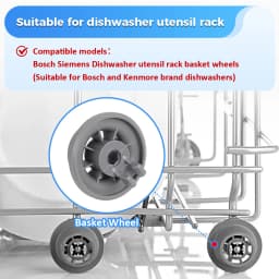 4PCS Dishwasher Basket Wheels For Bosch For Neff For Siemens Dishwasher Lower Bottom Rollers Dishwasher Wheels Spare Parts