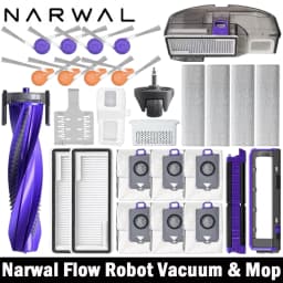 Narwal Flow Accessories Main Side Brush HEPA Filter Mop Cloths Dust Bag Vacuum Cleaner Replacement Spare Parts