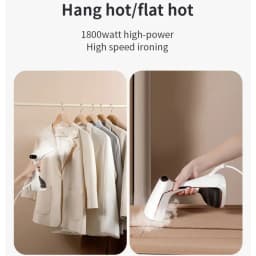 1800W Handheld Steam Hanging Iron Touch Screen Control 15 Seconds Fast Preheat 320ml Portable Plancha Fabric Iron for Clothes