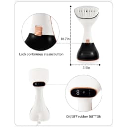 1800W Handheld Steam Hanging Iron Touch Screen Control 15 Seconds Fast Preheat 320ml Portable Plancha Fabric Iron for Clothes