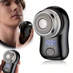 220mAh USB Rechargeable Electric Shaver For Men, Digital Display, Compact & Portable, Suitable For Business Travel