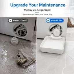 New Washing Machine Drainage Tray Drain Funnel Drip Tray for Cleaning Lint Filters Water Catch Tray Stops Floor Spills Parts