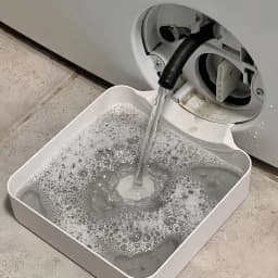 New Washing Machine Drainage Tray Drain Funnel Drip Tray for Cleaning Lint Filters Water Catch Tray Stops Floor Spills Parts