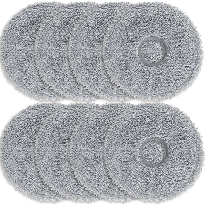 8Pcs Mop Pads for Dreame L10s L10 L20 Pro Ultra Heat L40 L40s X50 X40 Xiaomi X10+ X20+ Vacuum Robot Wet Replacement Mop Cloths