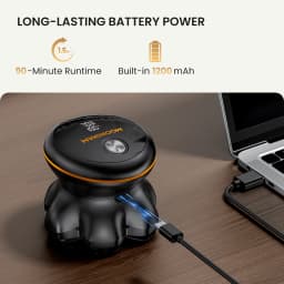 MAXGROOM 7D Floating Bald Head Shaver IPX6 Waterproof LED Display Wet Dry Electric Razor 7 Blades Magnetic Washable Head Shaver
