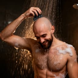 MAXGROOM 7D Floating Bald Head Shaver IPX6 Waterproof LED Display Wet Dry Electric Razor 7 Blades Magnetic Washable Head Shaver