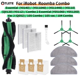 For IRobot Roomba 105 Combo/104 Combo/Essential Vac 2/Combo Essential Y0140 / Y011440/Mop Y0110 Robot Vacuum Replacement Parts