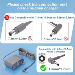 30.45V Replacement Power Adapter Charger FOR Dyson V10 V11 Cordless Vacuum Cleaner EU US Plug 5.6FT Long Cable