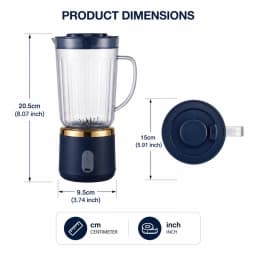 Double Cup Electric Juicer 700Ml Capacity Sharp Blades Portable Juicer Easy Disassemble Compact Size Smoothie Blender Gym Use