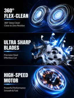 Portable Electric Shaver,Beard,For Men Pocket Razor Usb-C Rechargeable Waterproof Dual Blade Mini Beard Shaver