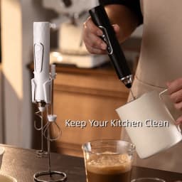 Wireless Milk Frother Electric Type-C Handheld Blender Stainless Steel Mini Coffee Maker Whisk Mixer For Coffee Cappuccino Cream