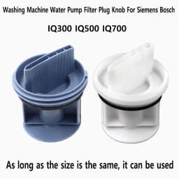 Washing Machine Water Pump Filter Plug Knob For Siemens Bosch IQ300 IQ500 IQ700 Drain Pump Filter Cover Drain Plug