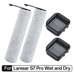 For Laresar S7 Pro Wet and Dry Floor Scrubber Vacuum Cleaner Replacement Roller Brush HEPA Filter Washable Parts Accessories