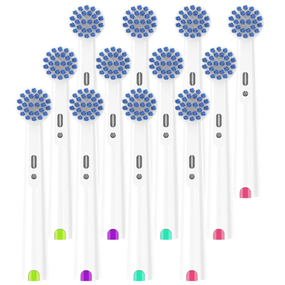 Extra Soft Replacement Brush Heads Compatible with Oral B Electric Toothbrush, Rotating Toothbrush Head for Pro 1000/100