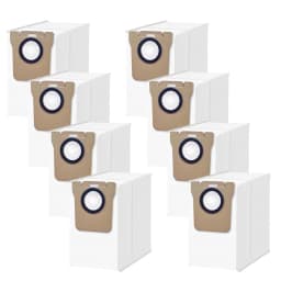 8-Pack Dust Bags For Xiaomi Robot Vacuum H40 OV51 3.5L Auto-Empty Station Replacement Parts With Meltblown Filter