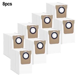 8-Pack Dust Bags For Xiaomi Robot Vacuum H40 OV51 3.5L Auto-Empty Station Replacement Parts With Meltblown Filter