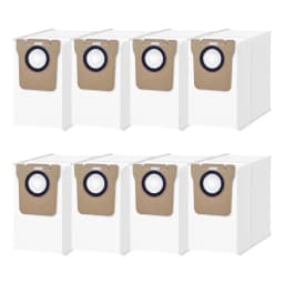 8-Pack Dust Bags For Xiaomi Robot Vacuum H40 OV51 3.5L Auto-Empty Station Replacement Parts With Meltblown Filter