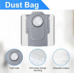 Roborock Saros 10 / S9 MaxV Ultra Robot Vacuum Spare Parts Main Side Brushes Mop Cloths HEPA Filters Dust Bags Accessories