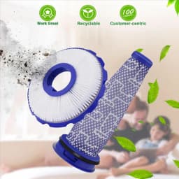 B83B-Main Roller Brush And Pre&Post HEPA Filters Set For Dyson DC50 Dc50i UP15 Vacuum Cleaner Replacement Parts