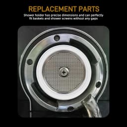 Precision Shower Screen Group Head with Silicone Steam Ring Compatible with Breville 9 Series Espresso Machines