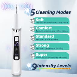 Plaque Tartar Remover for Teeth Ultrasonic Tooth Cleaner Household Inter-Dental Pointed Cleaning Calculus Scaler Oral Care Set