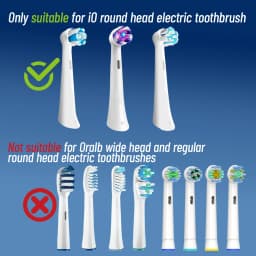 Toothbrush Head Dust Cover Suitable for OralB Replacement Brush Head and IO Series Electric Toothbrush Head Protector 4/8/12 PCS
