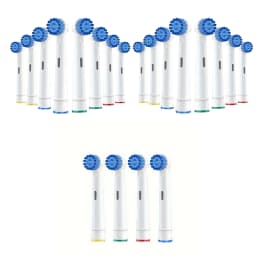 Wholesale 4/16/20/80pcs Set/lot Electric Toothbrush Head For Oral B Sensitive Replacement Brush Heads D25 D30 D32 D18 4739 3709