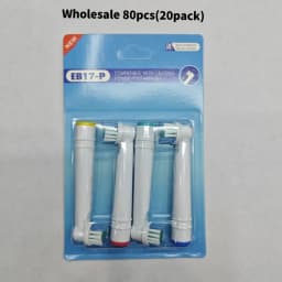 Wholesale 4/16/20/80pcs Set/lot Electric Toothbrush Head For Oral B Sensitive Replacement Brush Heads D25 D30 D32 D18 4739 3709