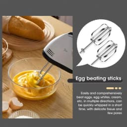 Handheld 7-Speed Automatic Electric Mixer for Baking Multi-Functional Food Egg Cream Cake Dough Mixing Home Kitchen Use