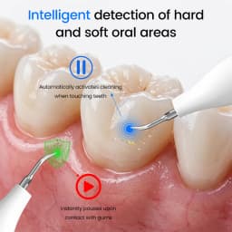 5-Mode Hand-held Ultrasonic Tooth Scaler, Remove Tartar & Calculus, Clean Teeth Stains, Protect Gums
