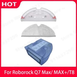 Roborock Q7 Max Q7 Max+ T8 Spare Parts Water Tank Dust Box with Hepa Filters Vacuum Cleaner Water Tank Tray Accessories
