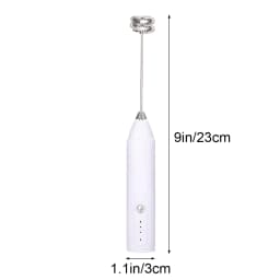 Electric Mixer Handheld Milk Frother 300mAh 3-Speed Adjustable Suitable for Coffee Milk Kitchen Accessories Portable Egg Beater