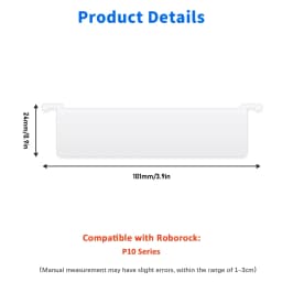 Part Replacement For Roborock P10 series Robot Vacuum Cleaner Dust Box Flap Baffle Dust Bin Suction Port Cover Plate Accessories