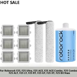 For Roborock F25 ACE F25 Ultra, F25 Combo/ ALT/ LT/ RT/ GT/ XT/ BX Nass Replacement brush roll for wet and dry vacuum