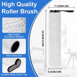 For Roborock F25 ACE F25 Ultra, F25 Combo/ ALT/ LT/ RT/ GT/ XT/ BX Nass Replacement brush roll for wet and dry vacuum