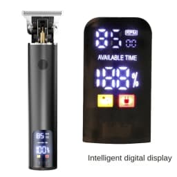 Professional Electric Hair Clipper - Fast Charging Bald Head Trimmer with Oil for Carving Home & Barber Use