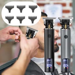 Professional Electric Hair Clipper - Fast Charging Bald Head Trimmer with Oil for Carving Home & Barber Use