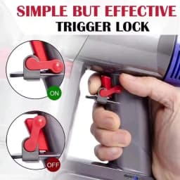 Trigger Lock for Dyson V6 V7 V8 V10 V11 V15 Vacuum Cleaner, Power Button Lock Accessories, Free Your Finger Parts