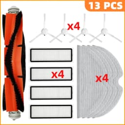 Fit For Xiaomi Dreame F9 Robot Vacuum Cleaner Accessories Side Brush Mop Cloth Main Roller Hepa Filter Cover Replacement Parts