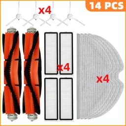 Fit For Xiaomi Dreame F9 Robot Vacuum Cleaner Accessories Side Brush Mop Cloth Main Roller Hepa Filter Cover Replacement Parts