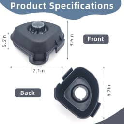 Blender Lid Compatible with Vitamix Blender Parts, Works with 32, 48 oz Capacity, Fit for Vitamix Quiet One,VM0145,15985 Blender