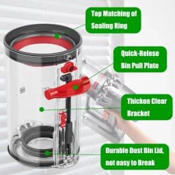 For Dyson V11 V15 SV14 SV15 SV22 Vacuum Upgraded Dust Container Cleaner Large Container Replacement Big Bin Assembley Part