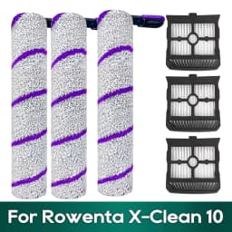 Compatible For Rowenta X-Clean 10, Tefal X-Clean 10, Narwal S20 Pro Cordless Vacuum Cleaner Roller Brush Hepa Filter Replacement