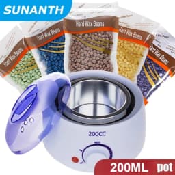 2026 200ML Electric Wax Heater Hot Wax Machine Paraffin Pot Warmer Hair Removal Waxing Machine Wax-melt Epilator Quick Heater