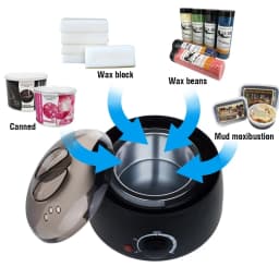 2026 200ML Electric Wax Heater Hot Wax Machine Paraffin Pot Warmer Hair Removal Waxing Machine Wax-melt Epilator Quick Heater