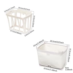 Replacement 3 µm Ultra-fine Filter Basket For Aiper Scuba S1, Scuba S1 2025 Robotic Pool Cleaner, Filter Basket Cloth, Frame