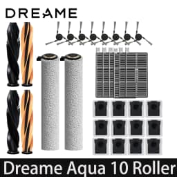 Dreame Aqua10 Roller/ Aqua 10 Ultra Roller / Aqua10 Roller AE Accessories Main Brush Hepa Filter Roller Mop Replacement Parts